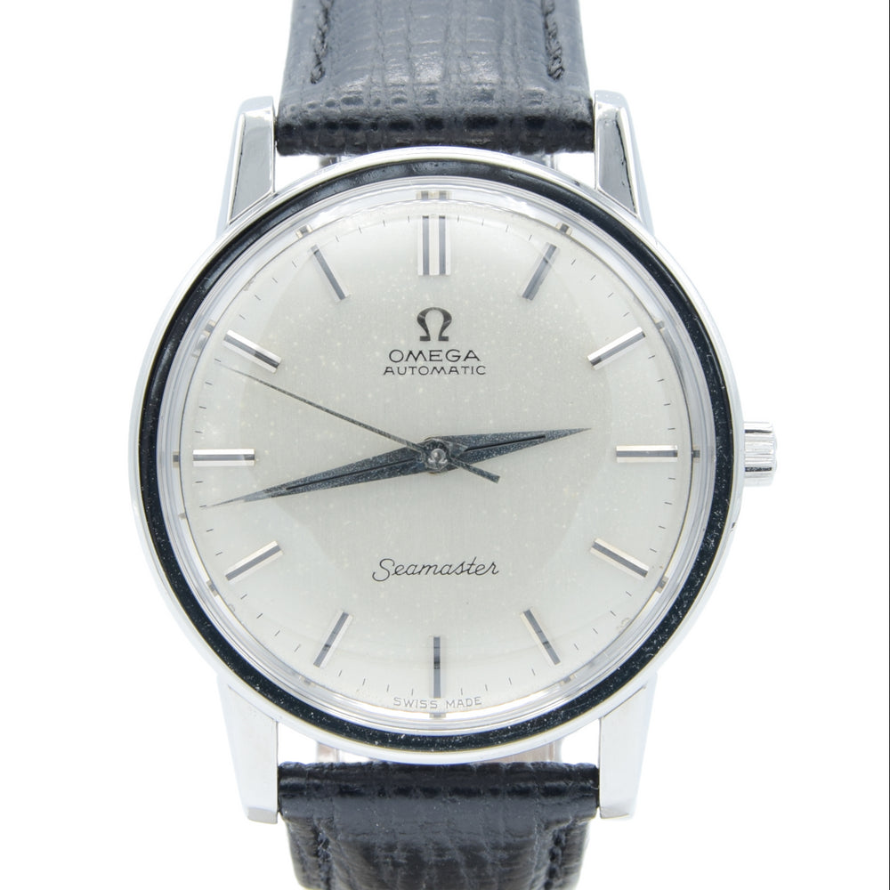 1965 Omega Seamaster Automatic Model 165003 with Satin Silvered Dial in Stainless Steel