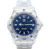 1990s TAG Heuer Automatic 2000 Series Dive Watch with Blue Dial Model 669.206F 38mm Stainless Steel on Fliplock Bracelet with Box