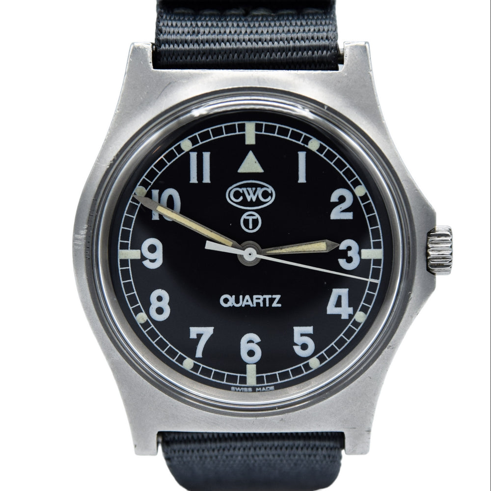 1990 CWC 0552/6645-99 5415317 British Royal Navy Issue Quartz Wristwatch with Hacking Seconds