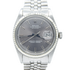 1972 Rolex Oyster Perpetual Datejust with White Gold Fluted Bezel and Sloped 'Sigma' Dial in Stainless Steel Model 1601