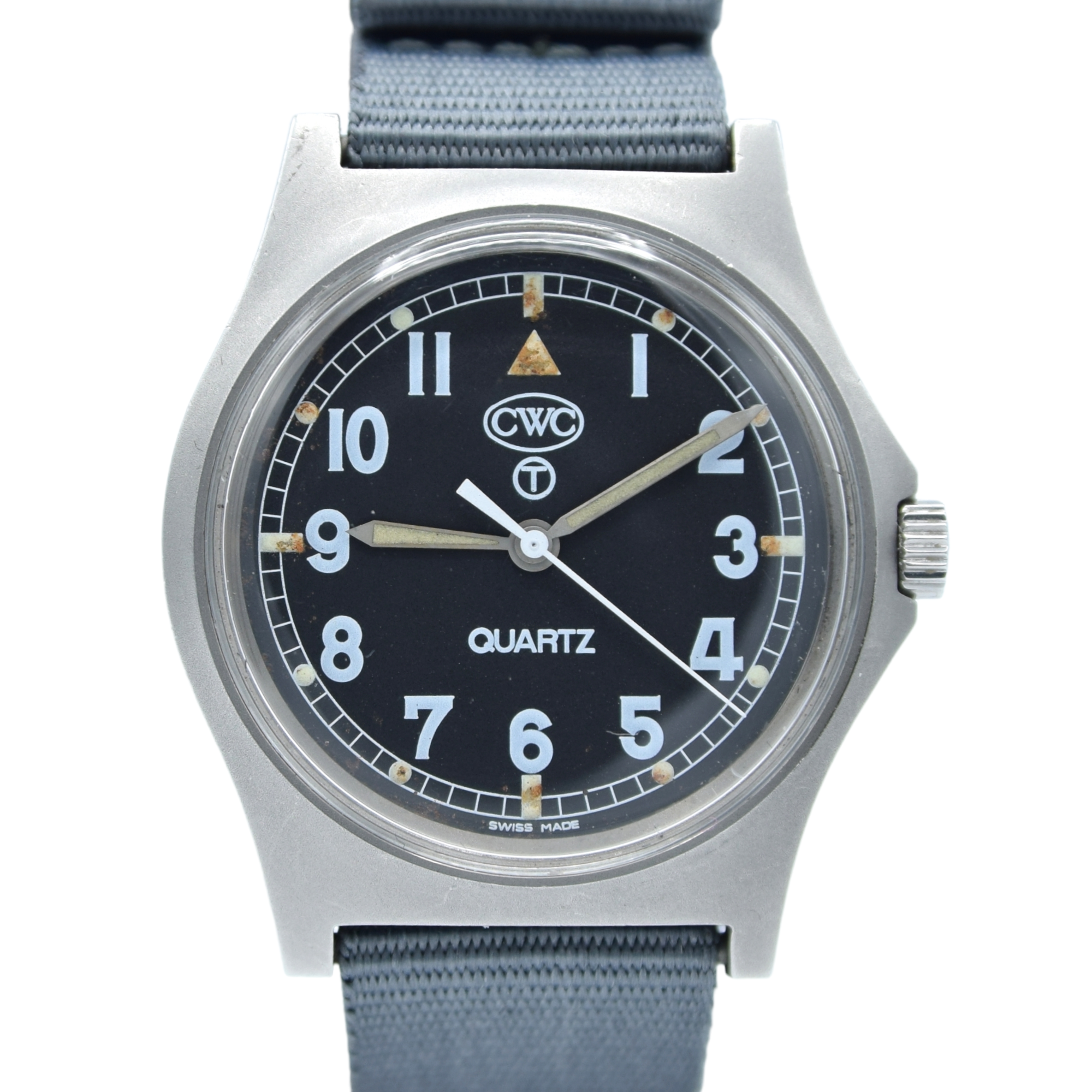 1990 CWC 0552/6645-99 5415317 British Royal Navy Issue Quartz Wristwatch with Hacking Seconds