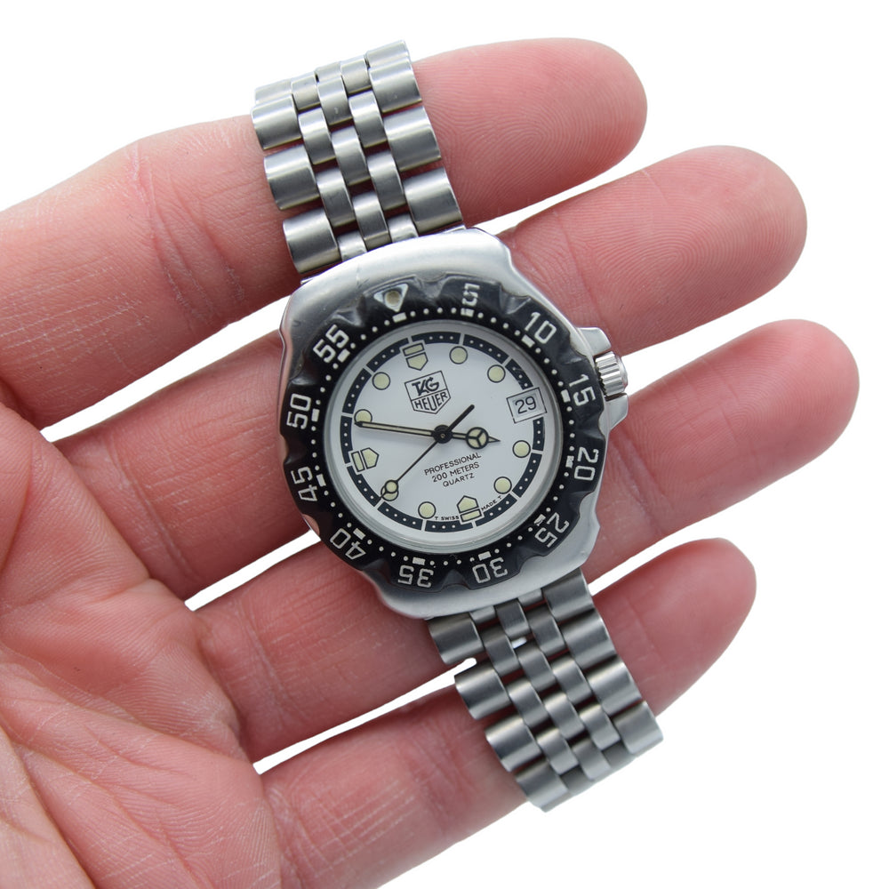 1998 TAG Heuer Formula 1 Series Dive Watch Model WA 1218 in 34mm Stainless Steel Full Box & Papers Set