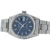 1971 Rolex Oyster Perpetual Date Model 1501 with Mosaic Blue Dial and Engine-Turned Bezel in Stainless Steel