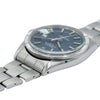 1971 Rolex Oyster Perpetual Date Model 1501 with Mosaic Blue Dial and Engine-Turned Bezel in Stainless Steel