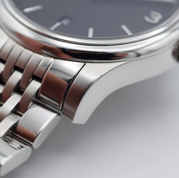 Oris Classic Date 7594 with Black Dial in Stainless Steel on Bracelet Circa 2014