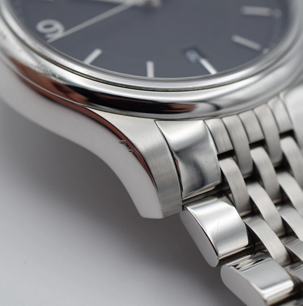 Oris Classic Date 7594 with Black Dial in Stainless Steel on Bracelet Circa 2014