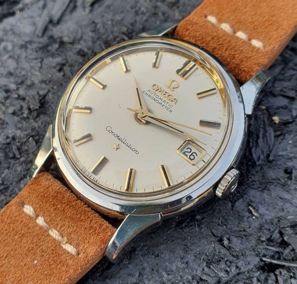 Omega Classic Constellation Chronometer Date 14393 in Stainless Steel 1960