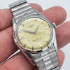 1957 Longines Silver Arrow Manual Wind in Stainless Steel on Rare Longines Fixoflex Bracelet Model 9100 & Archive Extract