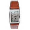 (Reserved) Rare Omega Marine Deco Rectangular Tonneau Pupitre Wristwatch in Staybrite Case Circa 1934