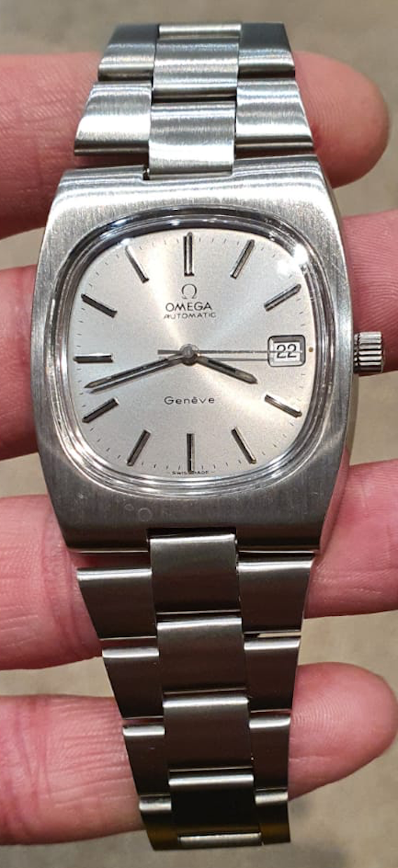 1974 Omega Geneve Automatic Date in Stainless Steel Model 1660191