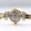 Jaeger LeCoultre Pidduck's Ladies Cocktail Watch in Gold with Diamonds Dated 1960 with original box and papers