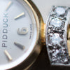Jaeger LeCoultre Pidduck's Ladies Cocktail Watch in Gold with Diamonds Dated 1960 with original box and papers