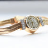 Jaeger LeCoultre Pidduck's Ladies Cocktail Watch in Gold with Diamonds Dated 1960 with original box and papers