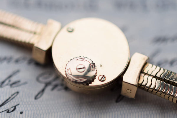 Jaeger LeCoultre Pidduck's Ladies Cocktail Watch in Gold with Diamonds Dated 1960 with original box and papers