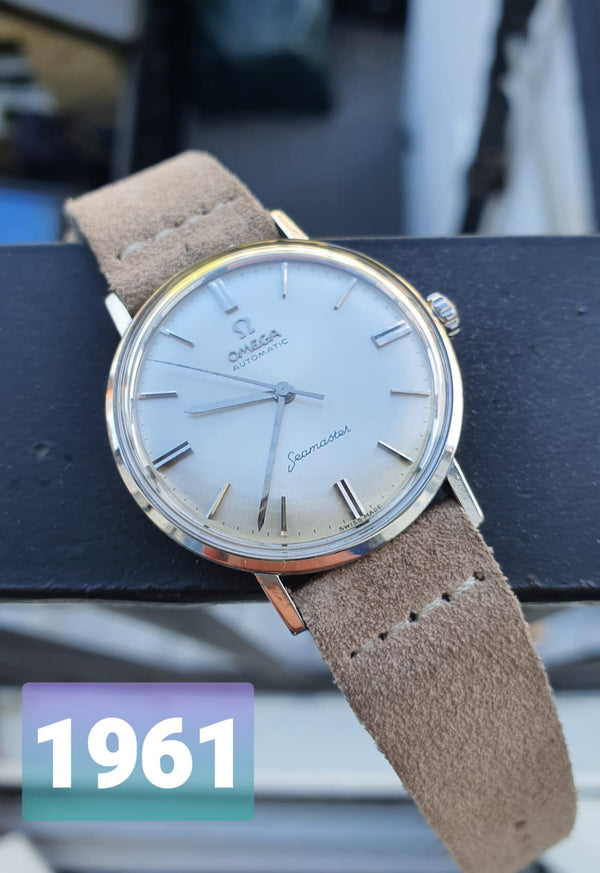 1961 Omega Seamaster Automatic in Stainless Steel Model 14765 Pre Deville