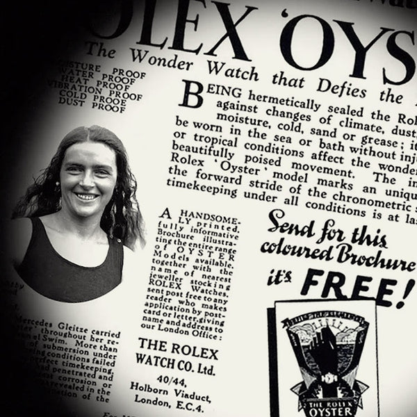 1935 Rare Rolex Oyster Model in 9ct Cushion Oyster Case with 9ct Gold Period Bracelet