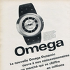1973 Omega Geneve Dynamic Automatic Date with Two Tone white and Blue Tuxedo Roman Dial Model 166.107