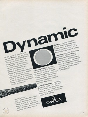 1973 Omega Geneve Dynamic Automatic Date with Two Tone white and Blue Tuxedo Roman Dial Model 166.107