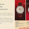 1962 Omega Constellation with Stunning Cross-Hair Pie Pan Model 14902 with Dog Legs on Flat Beads of Rice Bracelet
