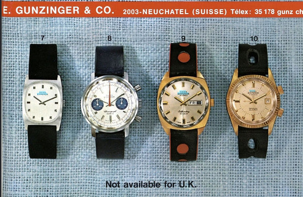 1969 Swiss Emperor 20 ATU diver chronograph – stainless steel – Valjoux 7733 – original tropical dial