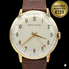 1966 Solid 9ct Gold Smiths Astral Watch – Beautiful Cream Dial with Full Applied Arabic Numerals – Fully English Made