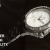 1990s TAG Heuer Date 4000 Series Polar white  WF1212-KO - 34mm Stainless Steel on Flip-Lock Bracelet