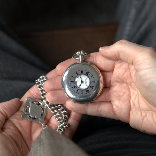 1907 J.W. Benson of London Solid Silver Half Hunter Pocket Watch - Best London Make