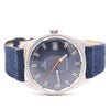 1969 Omega Geneve Date Model 136.041 Manual Wind with Metallic Blue Dial
