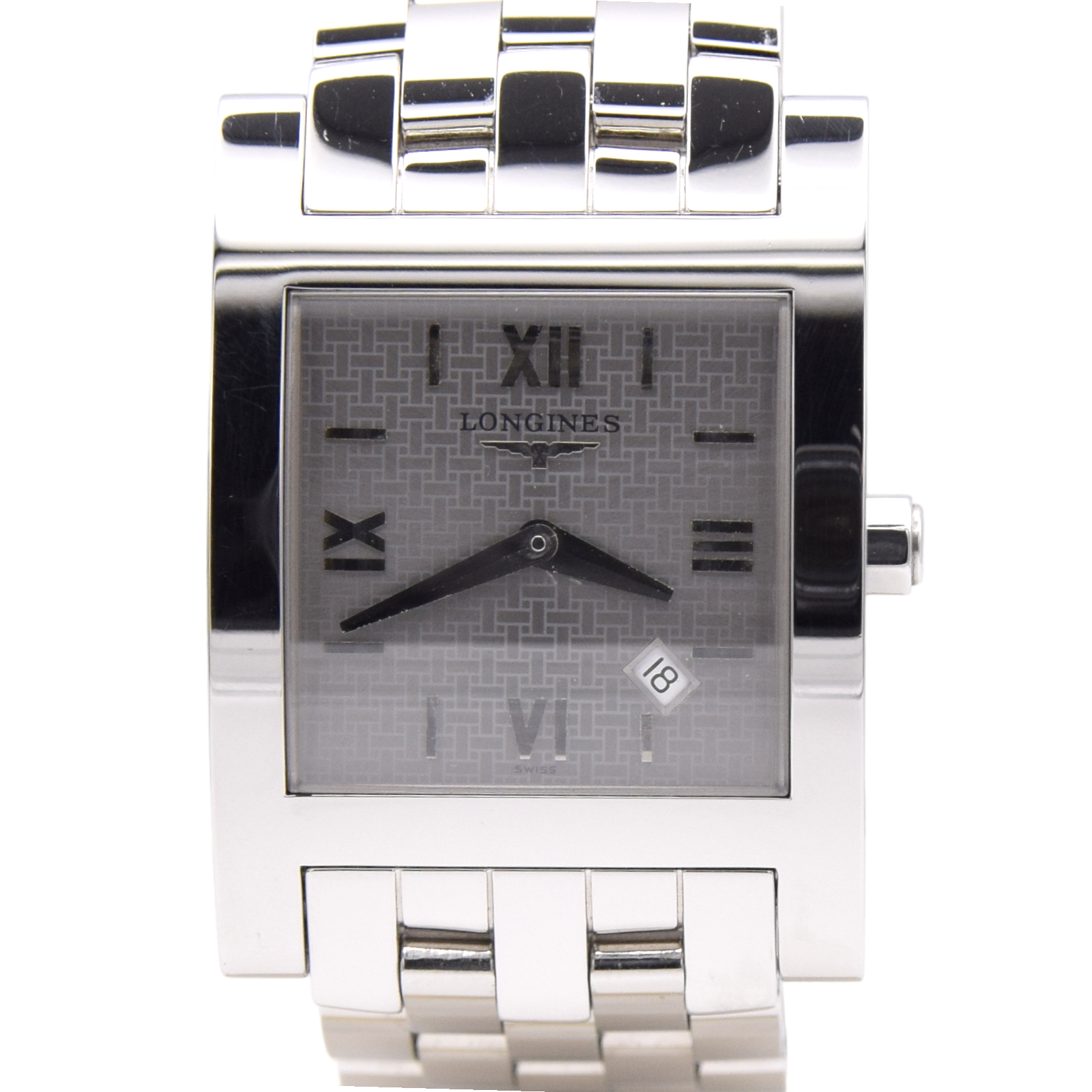 2002 Longines DolceVita square Quartz Watch Model L5.665.4 with Full B ...