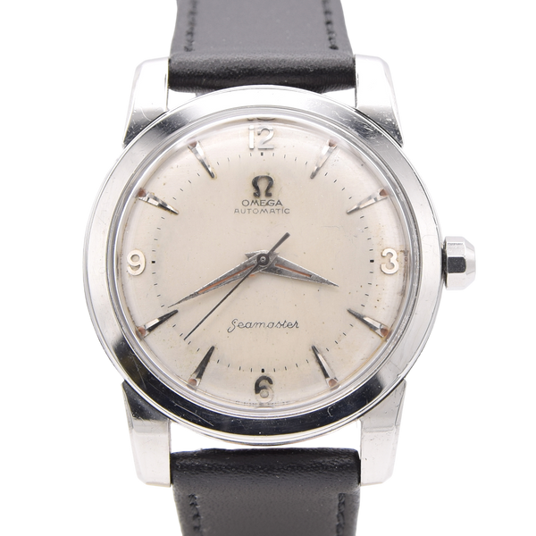 1952 Omega Seamaster Original Condition Automatic Bumper "Beefy Lugs" Mixed Arabic Numerals - Arrow Markers ref 2767