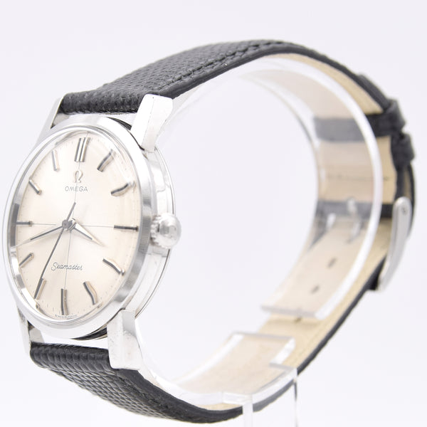 1964 Stunning Omega Seamaster cross hair dial Model 135.005 Manual Wind like new - all original