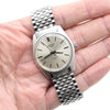 1973 circa Longines Admiral HF Ref. 2301 -1 steel vintage wristwatch on rare fitted NSA bracelet