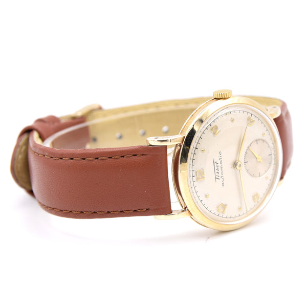 1949 early Tissot bumper Automatic solid 9ct gold dress Watch with amazing original dial