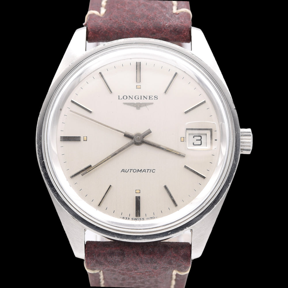 1979 Stunning Longines Automatic Model 1570 - 633 in Stainless Steel Rolls Royce link