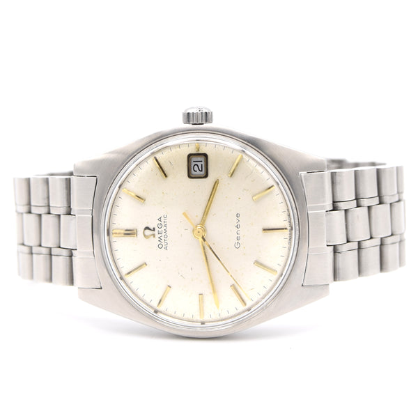 1969 Omega Geneve Automatic Date Model 166.041 in Stainless Steel Cal 565 on original Bracelet