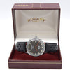 1960s Rotary GT automatic date Wristwatch with graphite colour dial + Box & Buckle