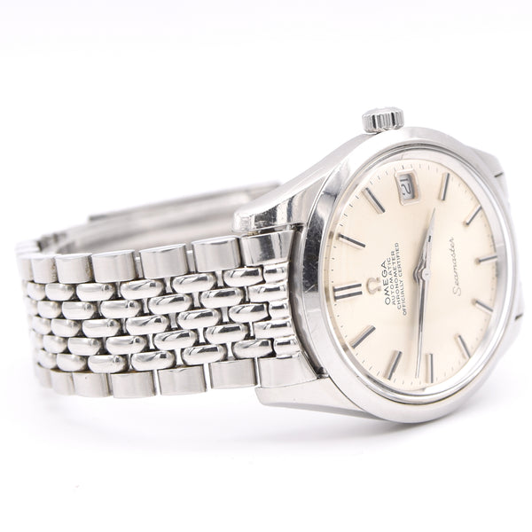 1969 Omega Seamaster Automatic officially certified chronometer Date Model 166.024 on BOR bracelet