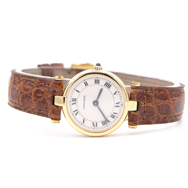 1990s Cartier Rare Vintage Vendôme Ladies classic in 18k Solid Gold Model 881002