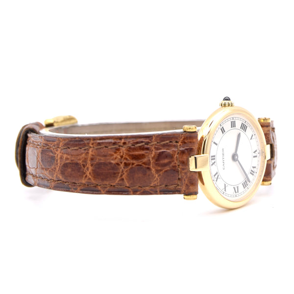 1990s Cartier Rare Vintage Vendôme Ladies classic in 18k Solid Gold Model 881002