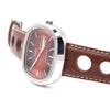 1970s Vulcain Kilimandjaro Fumé 'Lava Red' Day Date automatic watch in Stainless Steel - Unused