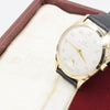 1964 Garrard of London Wristwatch in solid 9ct Gold with all Arabic dial and Original Box