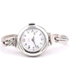 1927 Ladies Longines antique solid silver bracelet watch retailed by Lidgetts of Lincoln