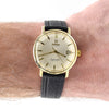 1966 Omega Automatic Seamaster De Ville onyx Date Model 166.020 monocoque in Gold & Steel