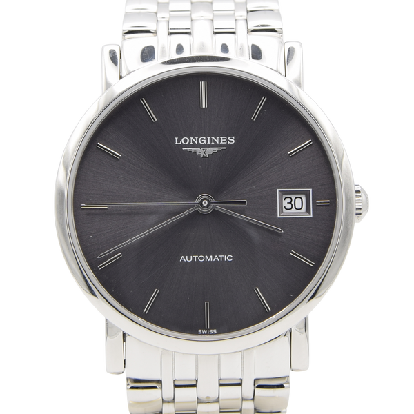 2020 Longines Elegant Collection Automatic grey graphite Dial 34MM  L4.809.4.72.6 Box, Papers