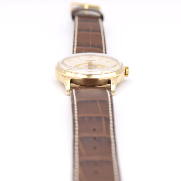 1959/60 Longines Solid 9ct Gold Dress Watch with Mixed line and Arabic Numerals Model 13322 Cal 1268zs