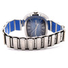 1970s Vulcain Kilimandjaro  'Sunburst Blue' Day Date automatic watch in Stainless Steel