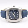 1970s Large Record / Longines abstract electric blue dial automatic like new condition