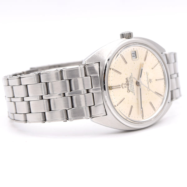 1967 Omega Constellation Automatic Wristwatch in Stainless Steel Chronometer Date Model 168.017 