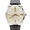 1958 Omega Seamaster Automatic Date Wristwatch Model 2849 with Original Off-White Dial in Stainless Steel