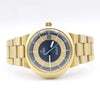 1971 Omega Geneve Dynamic Automatic Date with Gorgeous Two Tone Dial Model 166.039 in Gold Capped